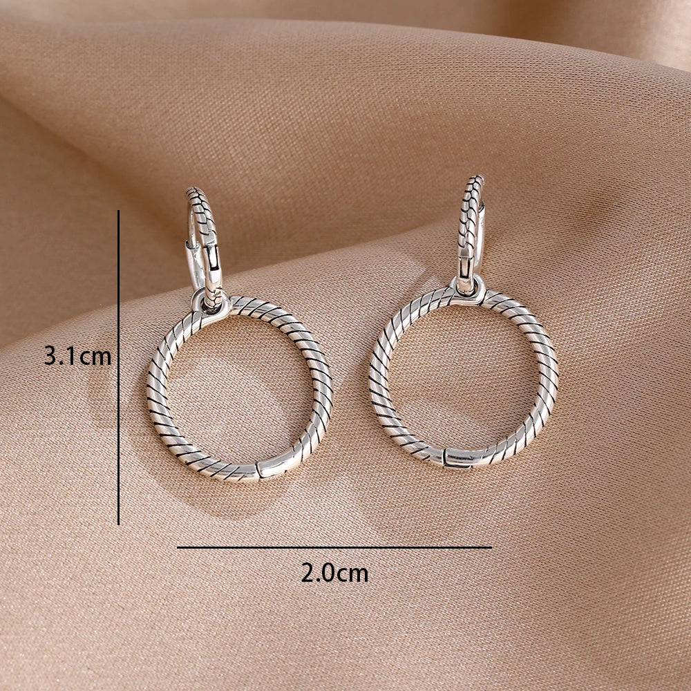 2025 New 925  silver earrings with sparkling red heart and pink bow earrings that fit original women's jewelry DIY birthday gift