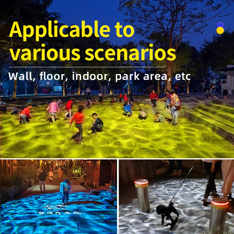 Waterproof Outdoor Water Wave Oecen Wave Light Water Wave Effect Projector with gobo projector