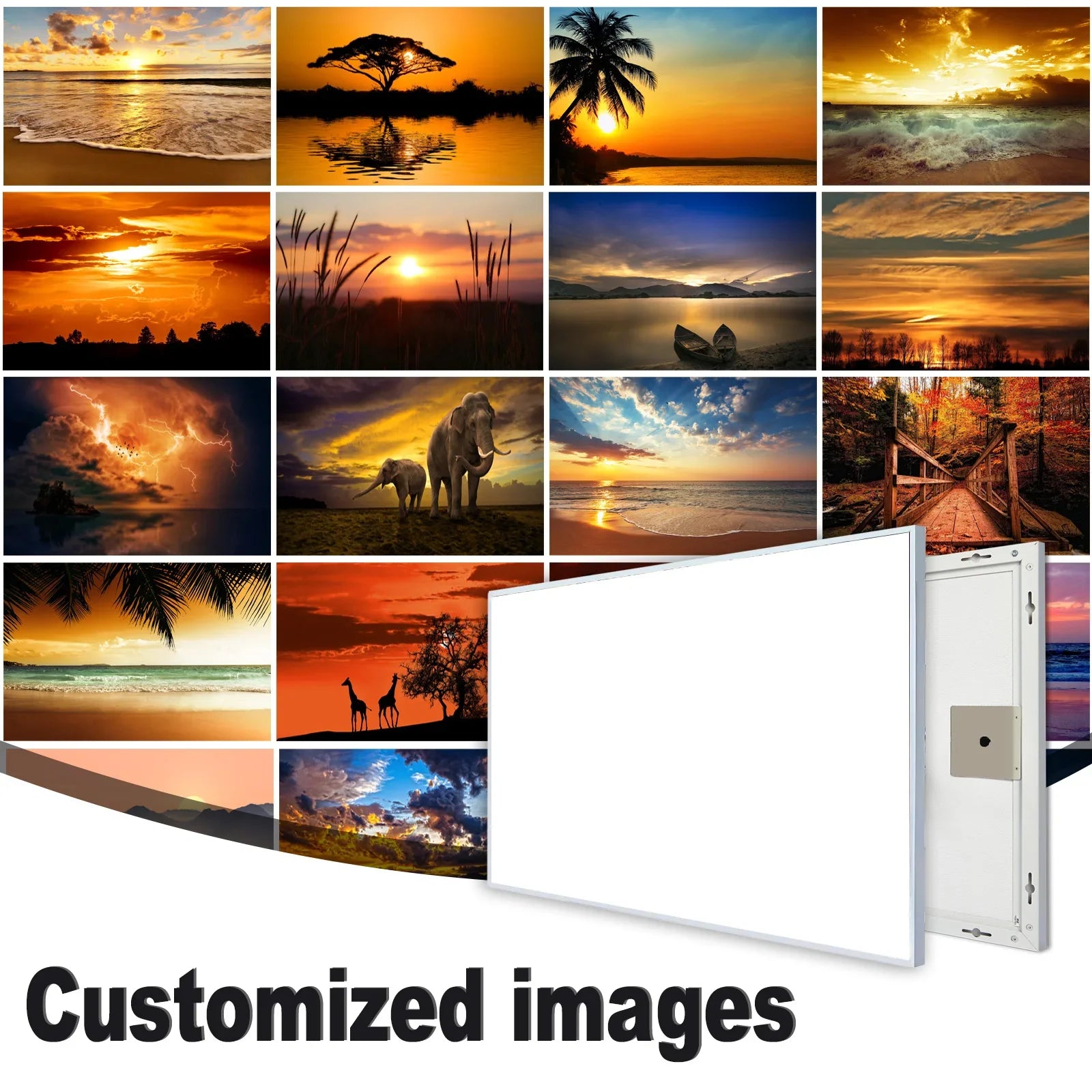 Infrared Heater 600 Watt Infrared Heaters for Indoor Use New Electric Space Heater Reach Operating Temperature 248℉ in 3 Minute