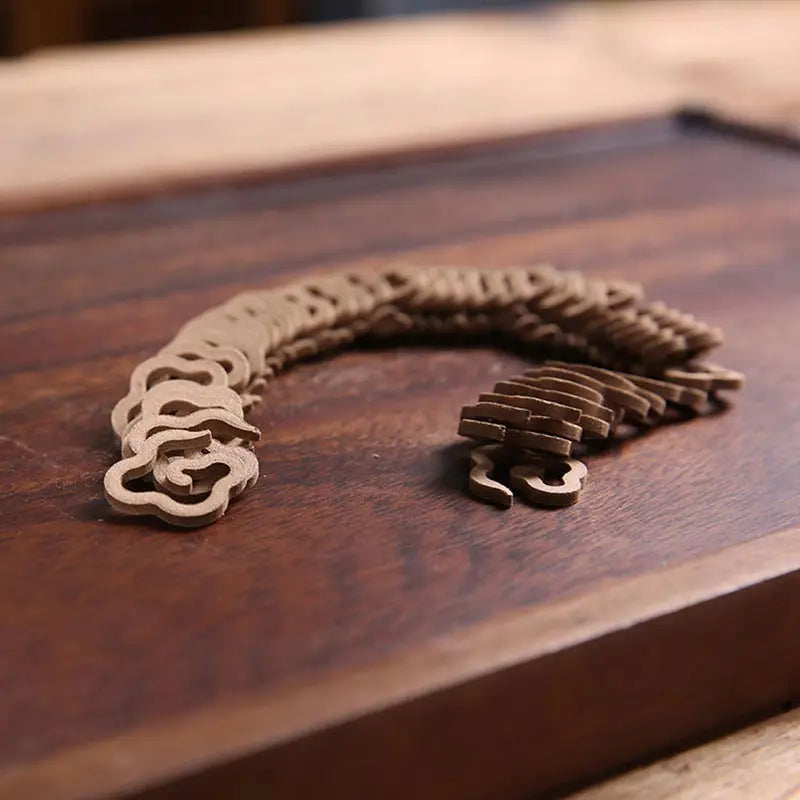 1PC Pure Natural Small Plate Fragrant Mini Incense Tablets Alloy Incense Burner Goose Pear Tent Fragrance Disk Incense Household