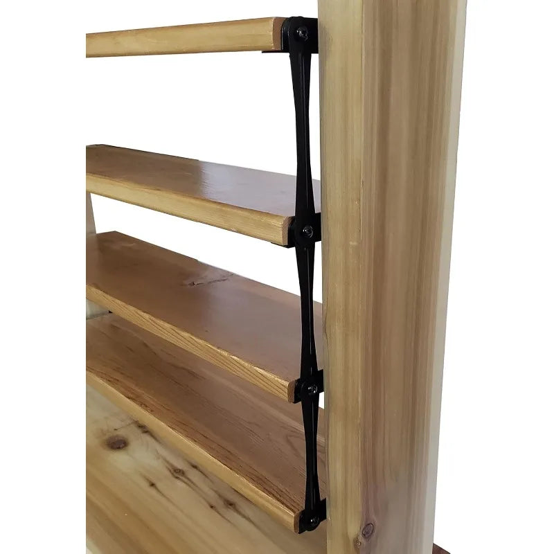 Louvers Hardware Set for Blinds and Shutters, Complete Kit for 11 Boards, Stainless Steel E-Coated Black - DHLH-02