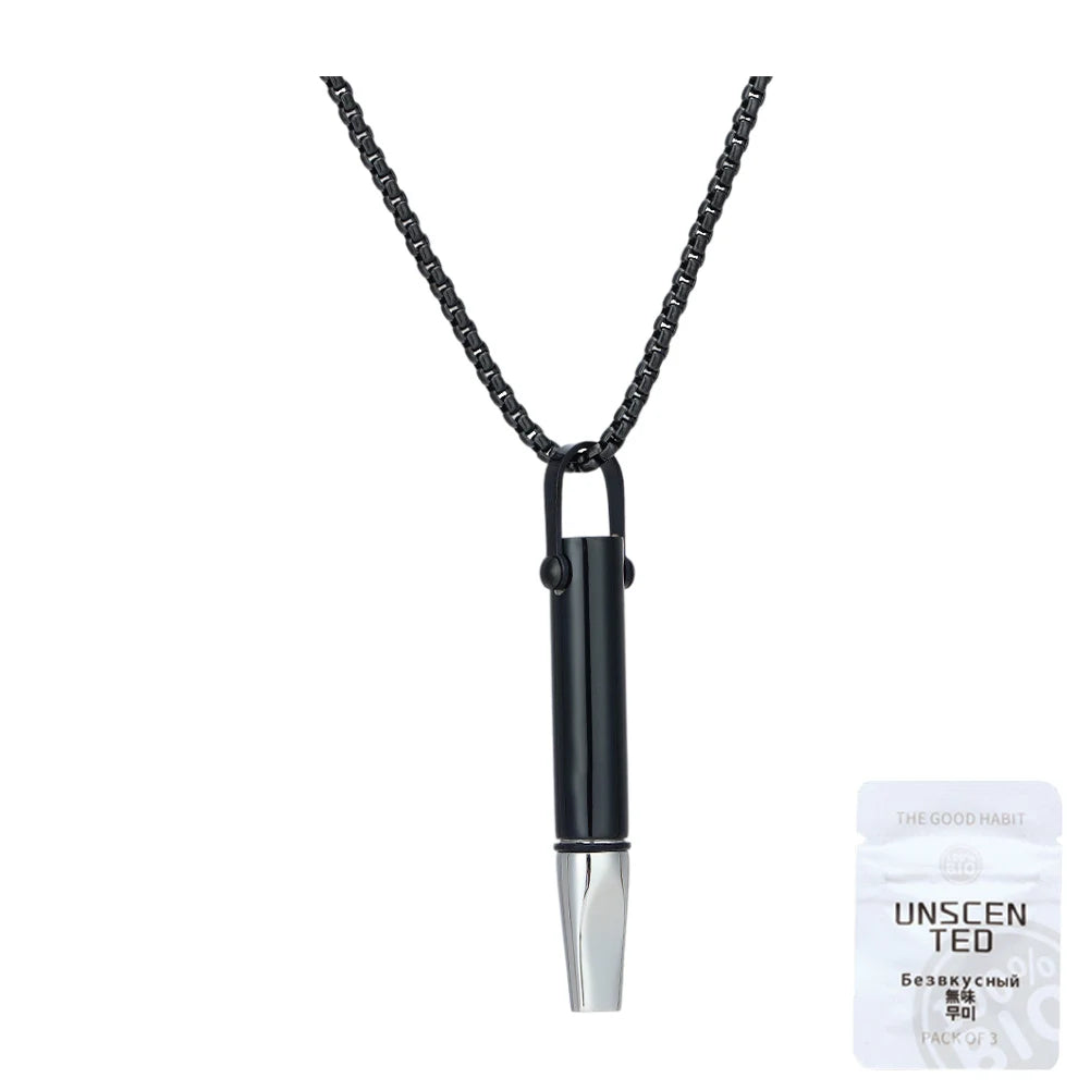 Aromatherapy Cotton Core Quit Smoking Fruit Flavors Decompression Cotton Filter or Stress Anxiety Necklace Breathing Tool