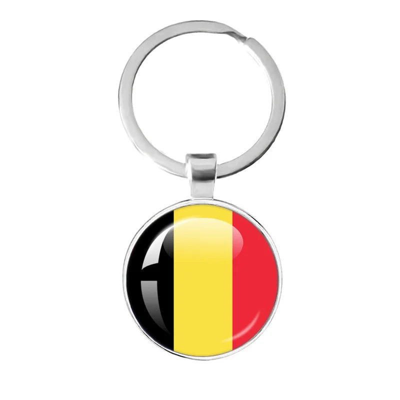 European National Flags, Albania, Andorra, Belarus, Belgium, Bosnia and Herzegovina, Bulgaria, Croatia, Popular Key Chain