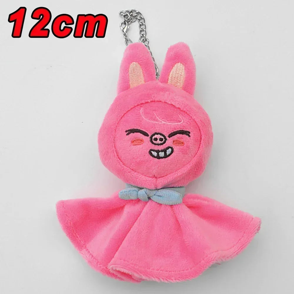 Kpop SKZOO Pencil Case Plush Stay Kids Keychain Plush Kpop Plush Toy Seoul FM Week Cloak Doll Magic School Kid Fan Birthday Gift