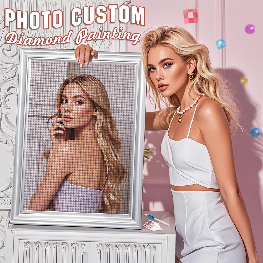 EverShine Photo Custom DIY 5D Diamond Mosaic Multiple Size Full Drill Diamond Painting Embroidery Adult Children's Room Decor