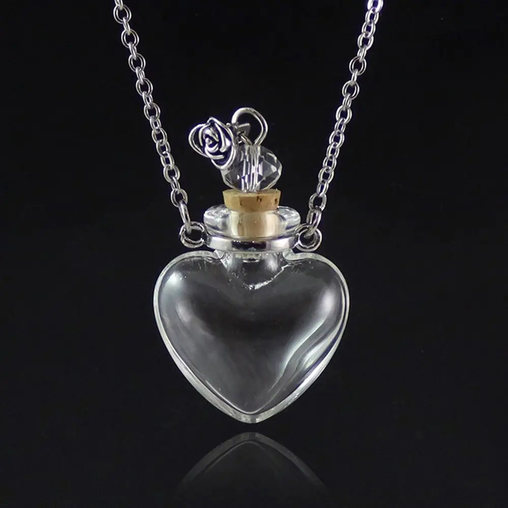 Natural Dandelion Pendant Necklace New Design Ball Transparent Glass Pendant Wishing Bottle Necklace Handmade Fashion Jewelry