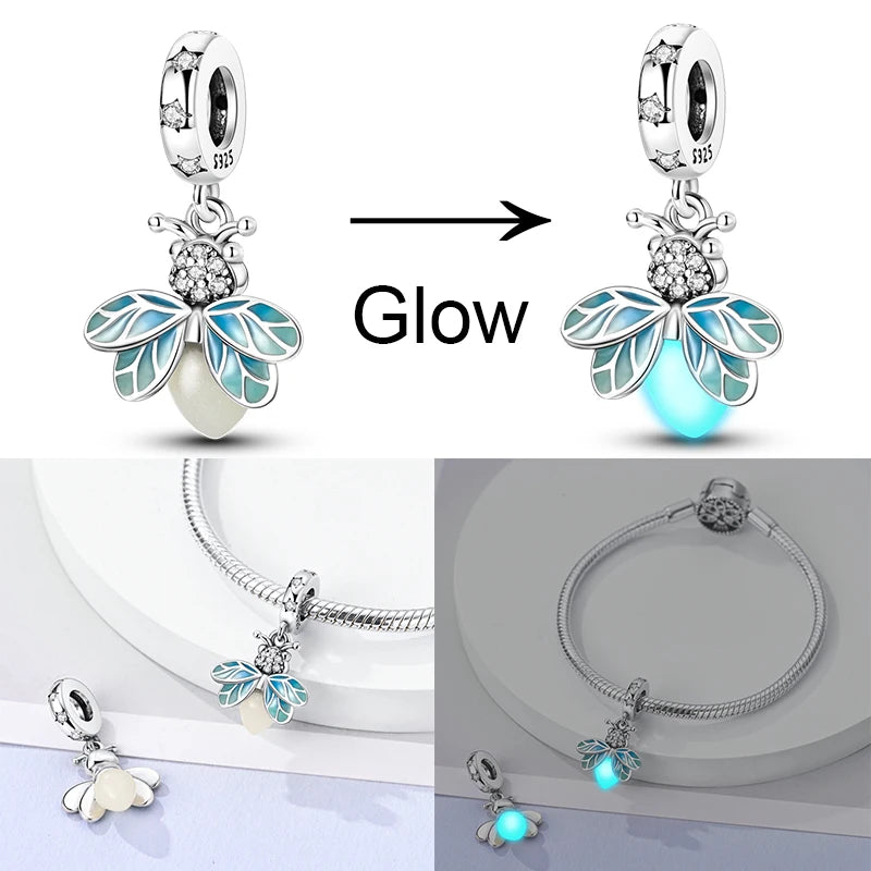 925 Sterling Silver Strawberry Turtle Owl Charm Beads Suitable For Original Bracelet Women DIY Jewelry Making Birthday Gifts