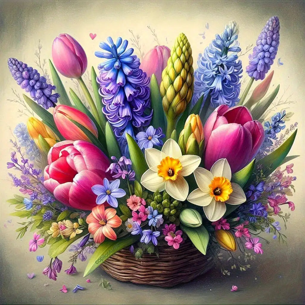 Huacan 5D Landscape Diamond Painting Flower Series Art Picture Full Square/round Rhinestone Embroidery Set Wall Decor