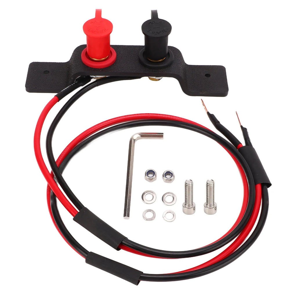 Charging Jumper Terminals Kit Battery Terminal Relocation Kit 1.2m Cable Charging  Post Replacement for Can-Am Battery