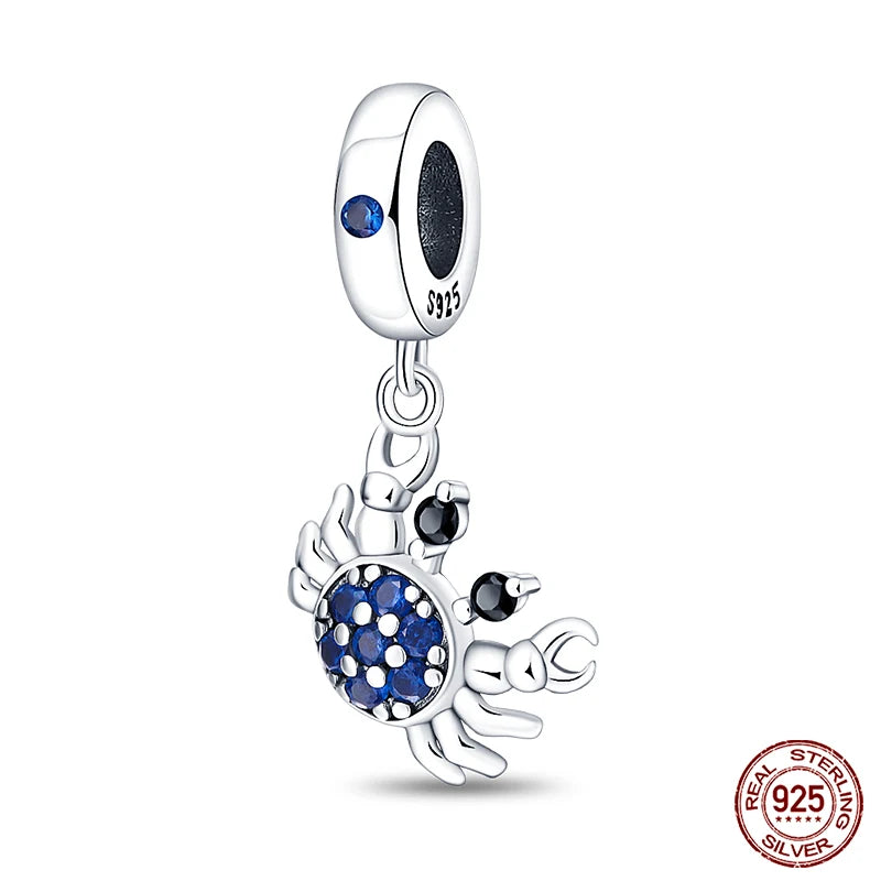 Fit Qikaola 925 Original Bracelet Fashion Bee Astronaut Eiffel Tower 925 Silver Charms Beads Fine DIY Birthday Jewelry For Women