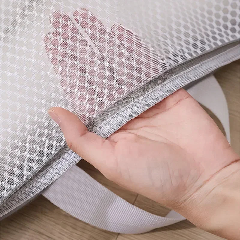 Mesh Washing Machine Laundry Bag Protection Net Foldable Thicken Clothes Socks Wash Pack Household Cleaning Tools Accessories