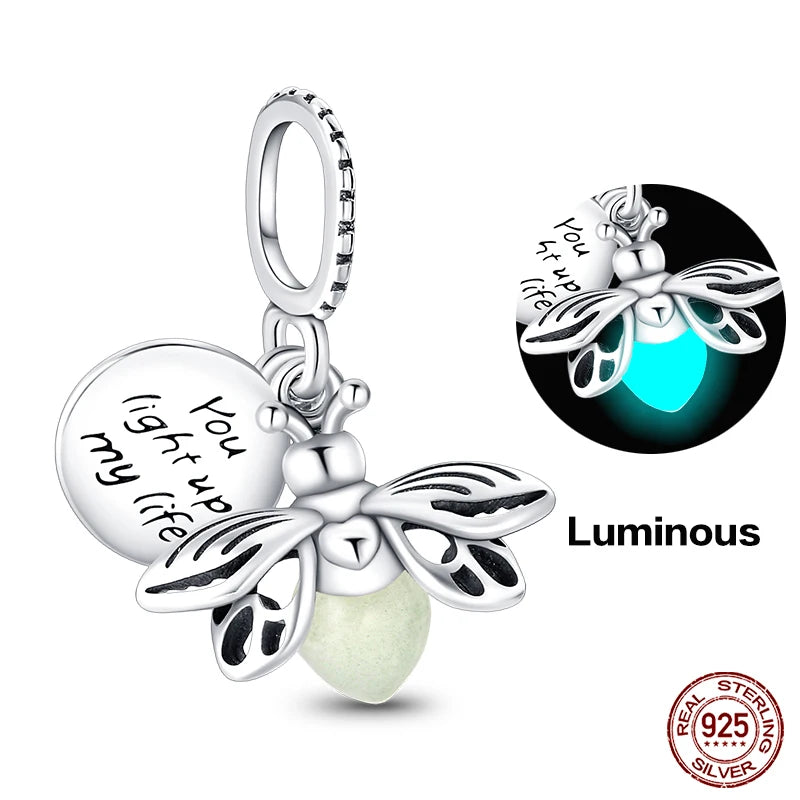 Original Ocean Series Fit 3mm Bracelet 100% Authentic 925 Sterling Silver Turtle Crab Mermaid Charm Beads DIY Jewelry Gift