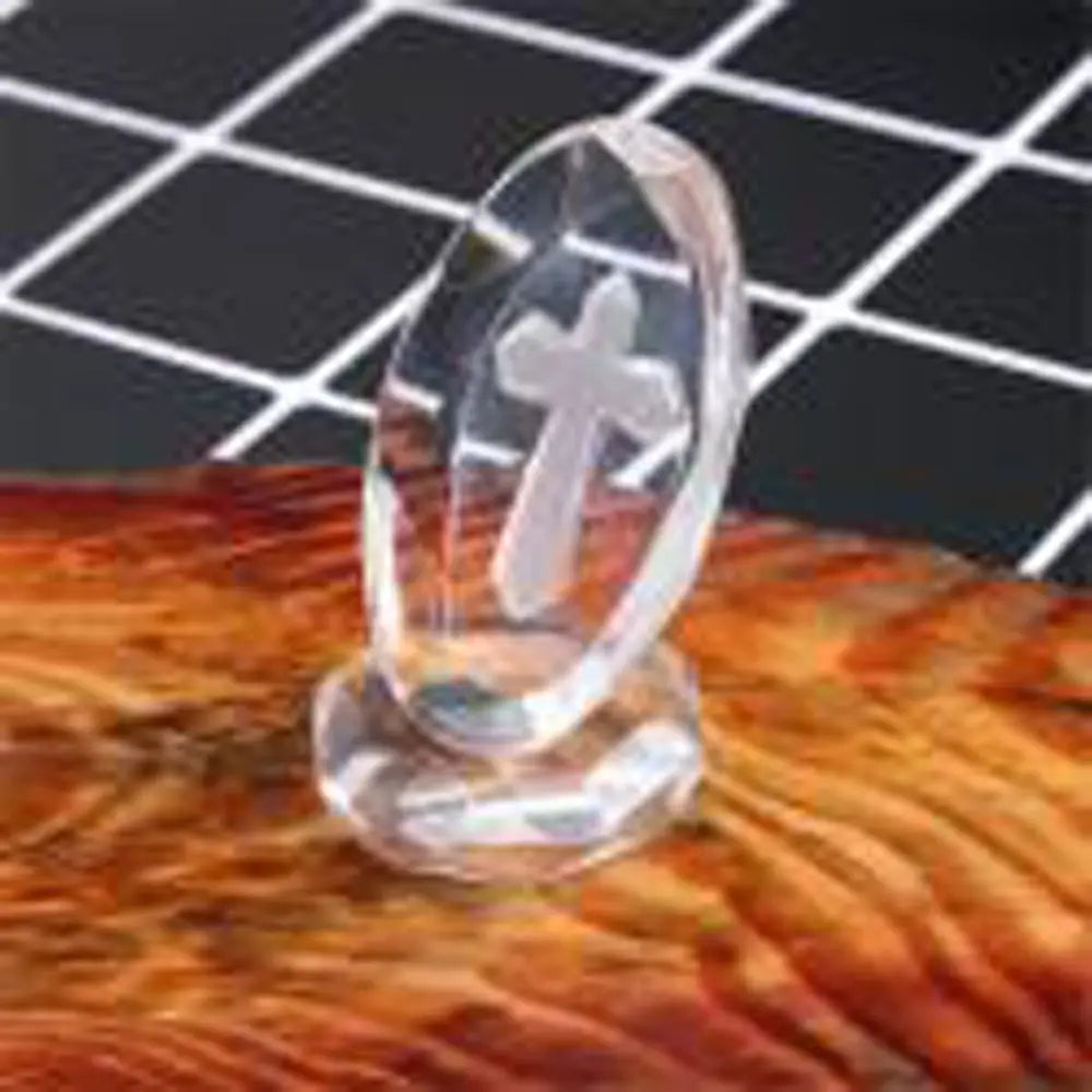 Craft Gift Creative Car Styling Home Decor Artificial Crystal Cross Ornaments Crystal Cross Car Ornaments Christian