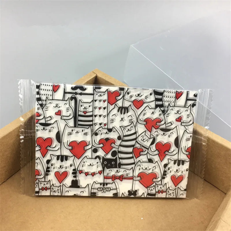 100Pcs DIY Handmade Nougat Candy Packaging Oil Paper Milk  Taffy Wrapper New Year Xmas Party Decor