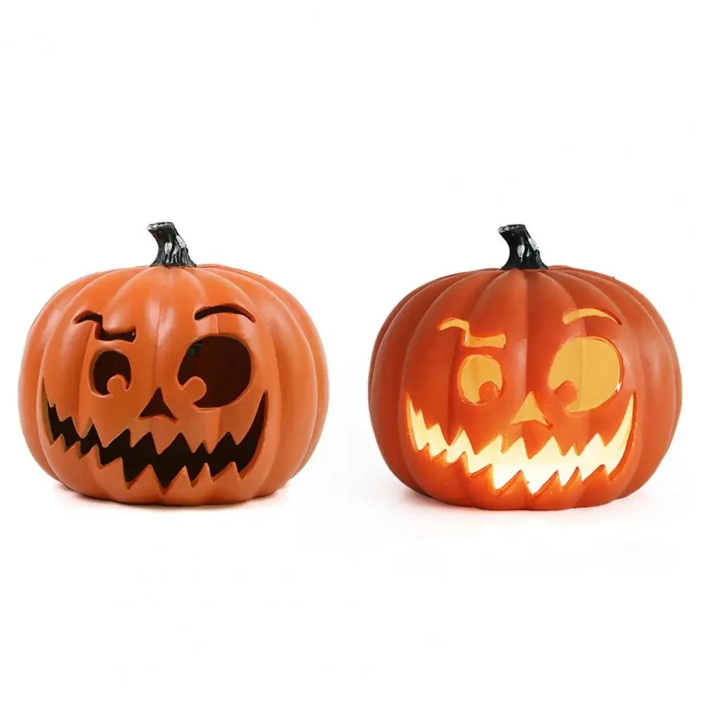 Halloween LED Pumpkin Lantern, LED Light Lamp Lantern Home Props Bar, Halloween Decor LED Lantern Scene Layout Home Decoration