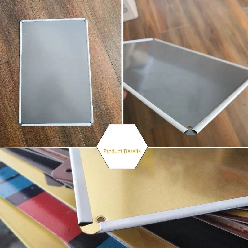 Vintage Metal Tin Sign  The House Witch Rules Halloween Decoration  Retro Wall Art for Home Room Restaurant Decor