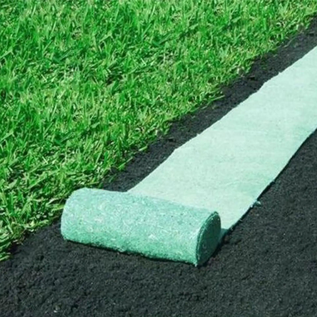 Grass Roll Gardening Sowing Pad 10x0.7 Ft Degradable Gardening Mat for Garden Patio Landscape Outdoor Greenhouse Flower Bed