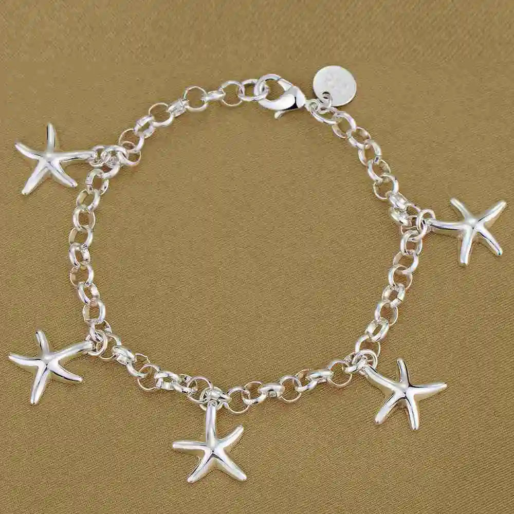 925 Sterling Silver Bracelet Red Zircon High Quality Romance Chain For Women Fashion Engagement Party Wedding Jewelry Gift