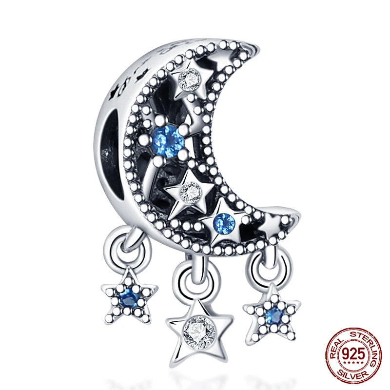 Original Ocean Series Fit 3mm Bracelet 100% Authentic 925 Sterling Silver Turtle Crab Mermaid Charm Beads DIY Jewelry Gift