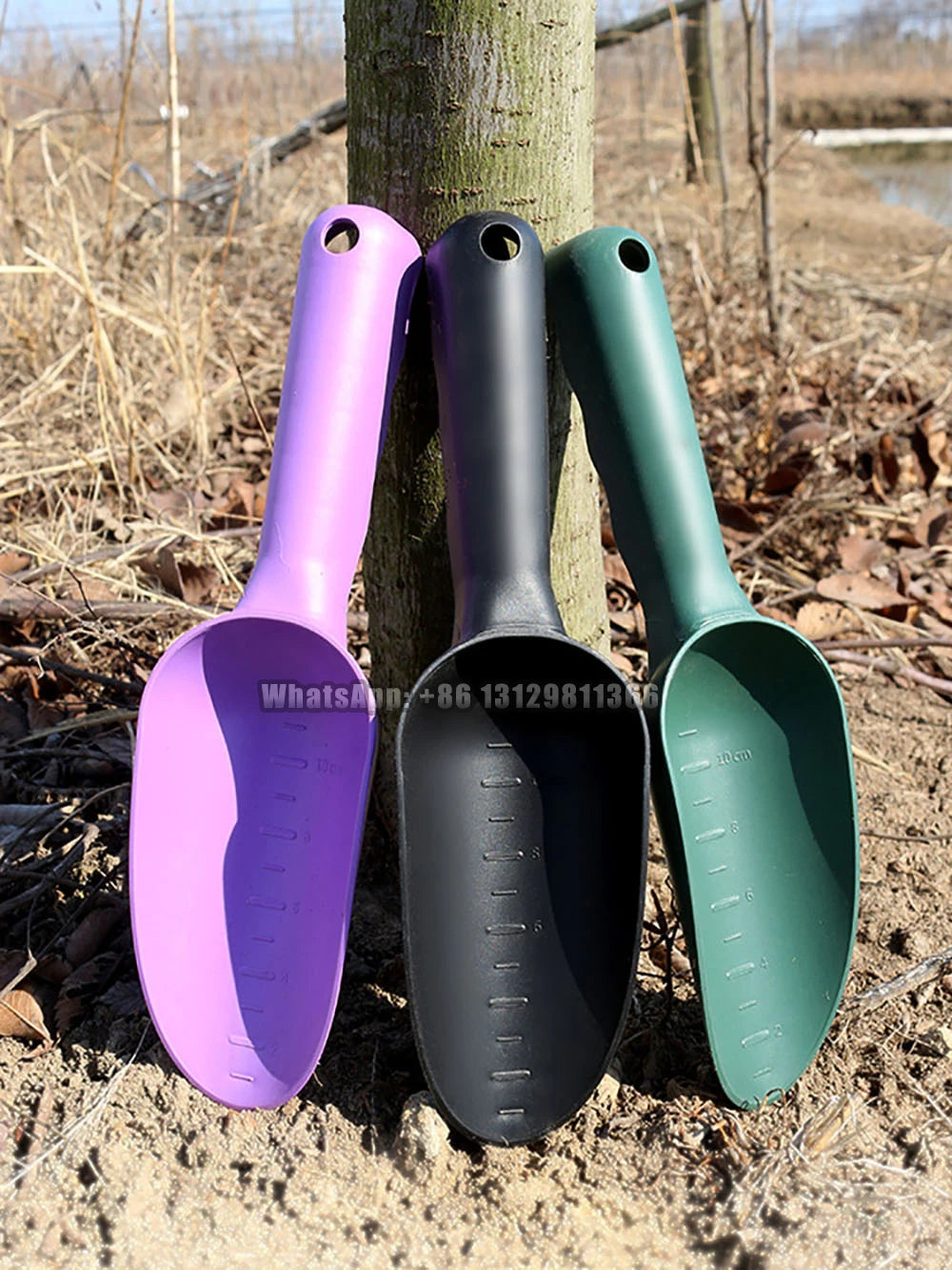 Garden spade,thickened plastic spatula,fleshy spatula balcony, vegetables digging shovel gardening tools.