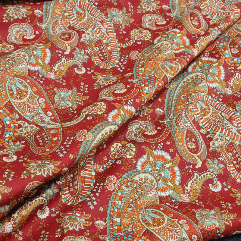 Snake Floral 100% Cotton 80S Like Liberty Fabric Digital Printed For Sewing Cloth Dress Skirt Kids Designer Poplin Tela