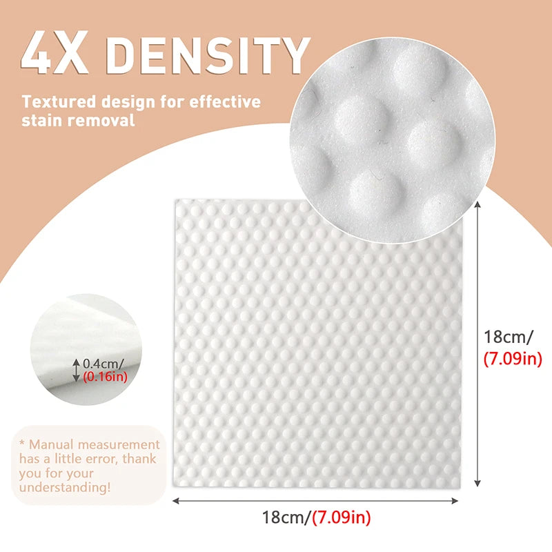 10PCS Cleaning Sponge Sheet 4x Compression Melamine Sponge Eraser Kitchen Bathroom Cleaning Sponges High Density Sponge Cleaner