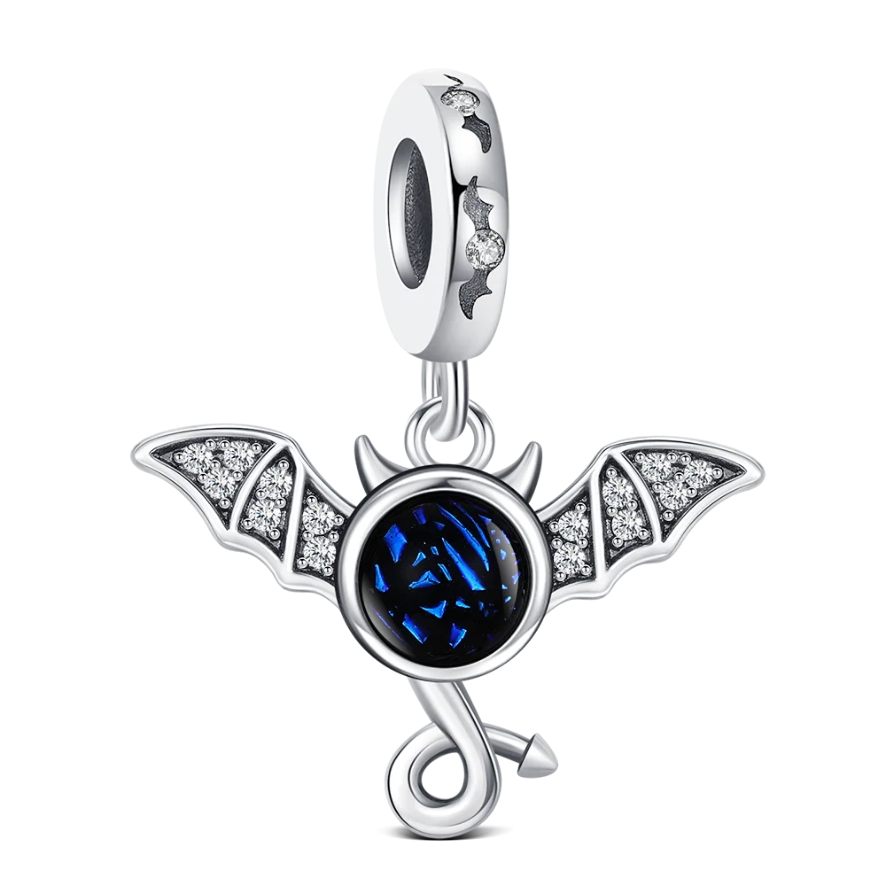 925 Sterling Silver Halloween Charm Ghost Pumpkin Charms Jewelry Making For Women Men DIY Bracelet Halloween Party Jewelry Gift