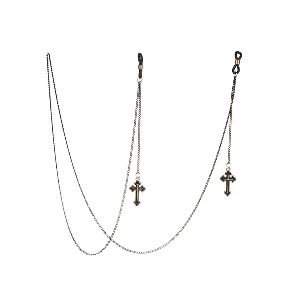 New Fashion Women Eyeglass Chain Hollow Star Pearl Beaded Sunglasses Reading Glasses Lanyard Eyewear Holder Neck Strap Rope