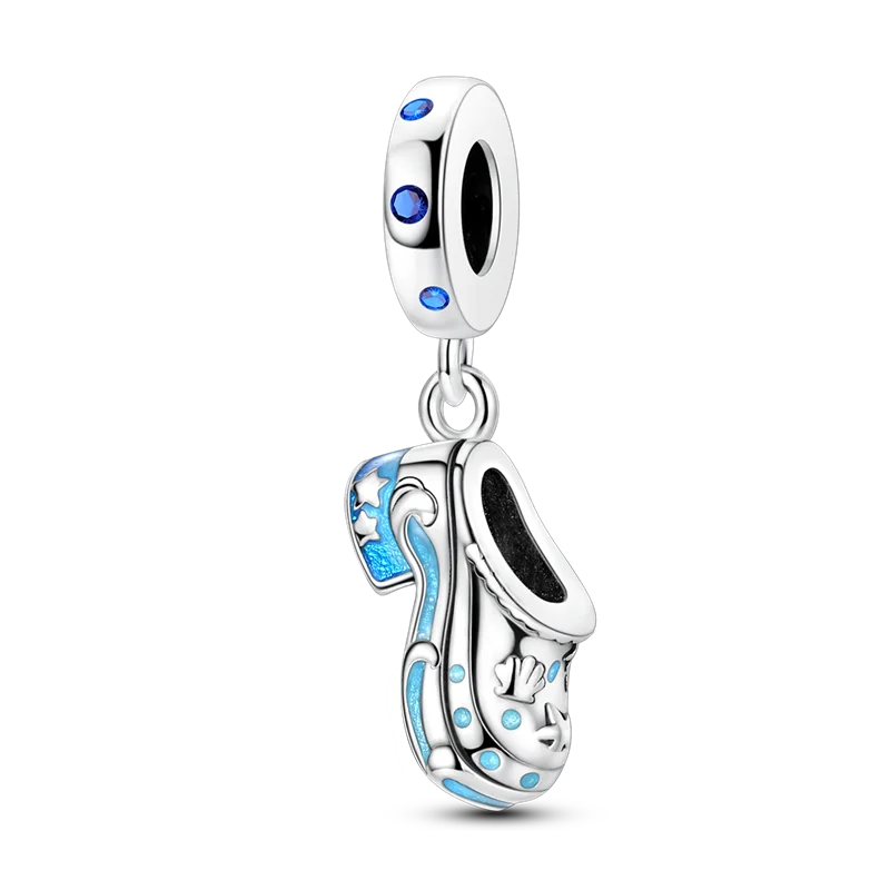 Original Charms Bead 925 Sterling Silver Inlaid Zirconium Bowknot Love Heart Balloon Pendants Fit Bracelet DIY Jewelry Marking