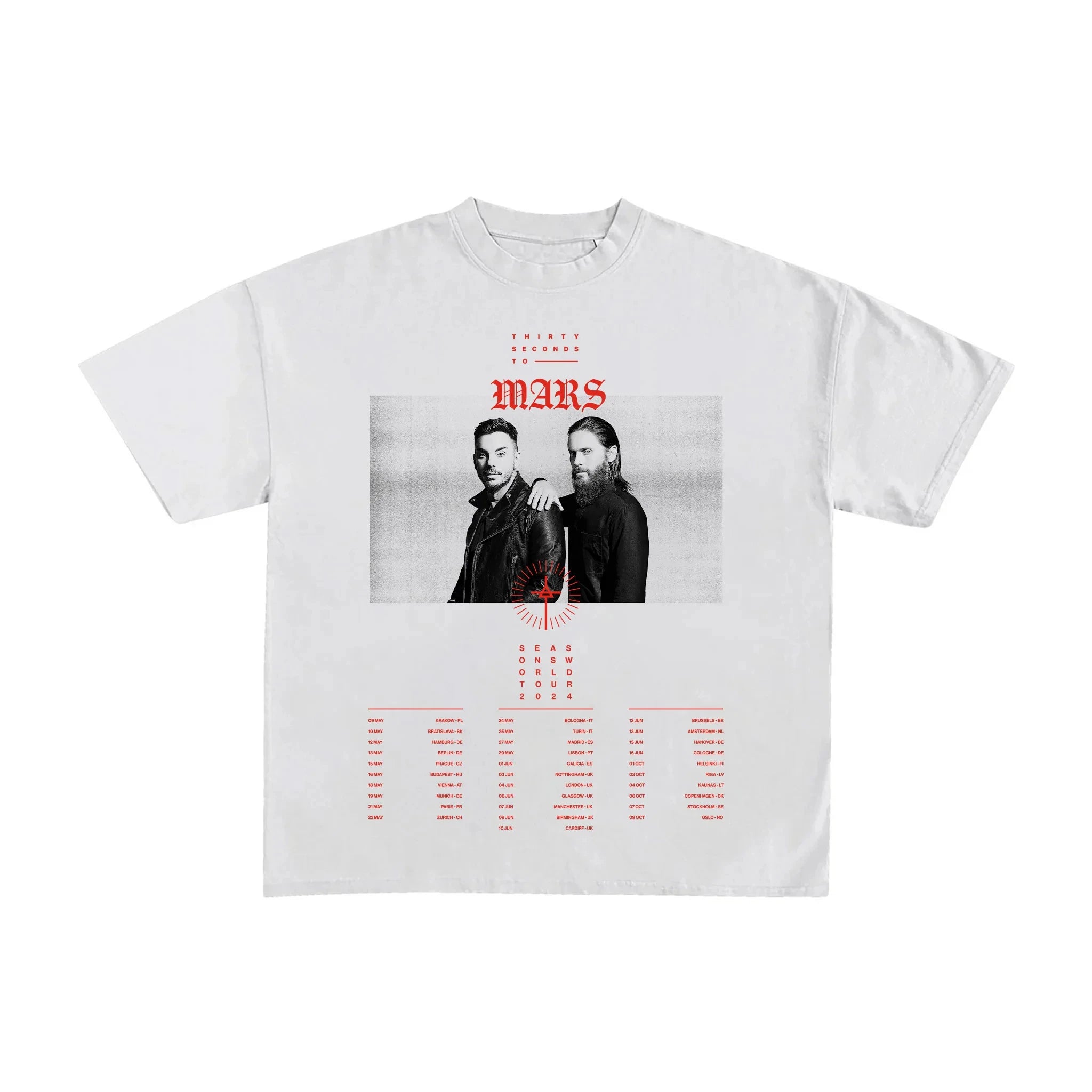 Love Is Madness Lyric Tee THIRTY SECONDS TO MARS Rock Tshirts Short Sleeve Grunge Fashion T-shirt Cotton Men/Women T Shirt Male