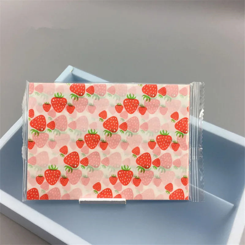 100Pcs DIY Handmade Nougat Candy Packaging Oil Paper Milk  Taffy Wrapper New Year Xmas Party Decor