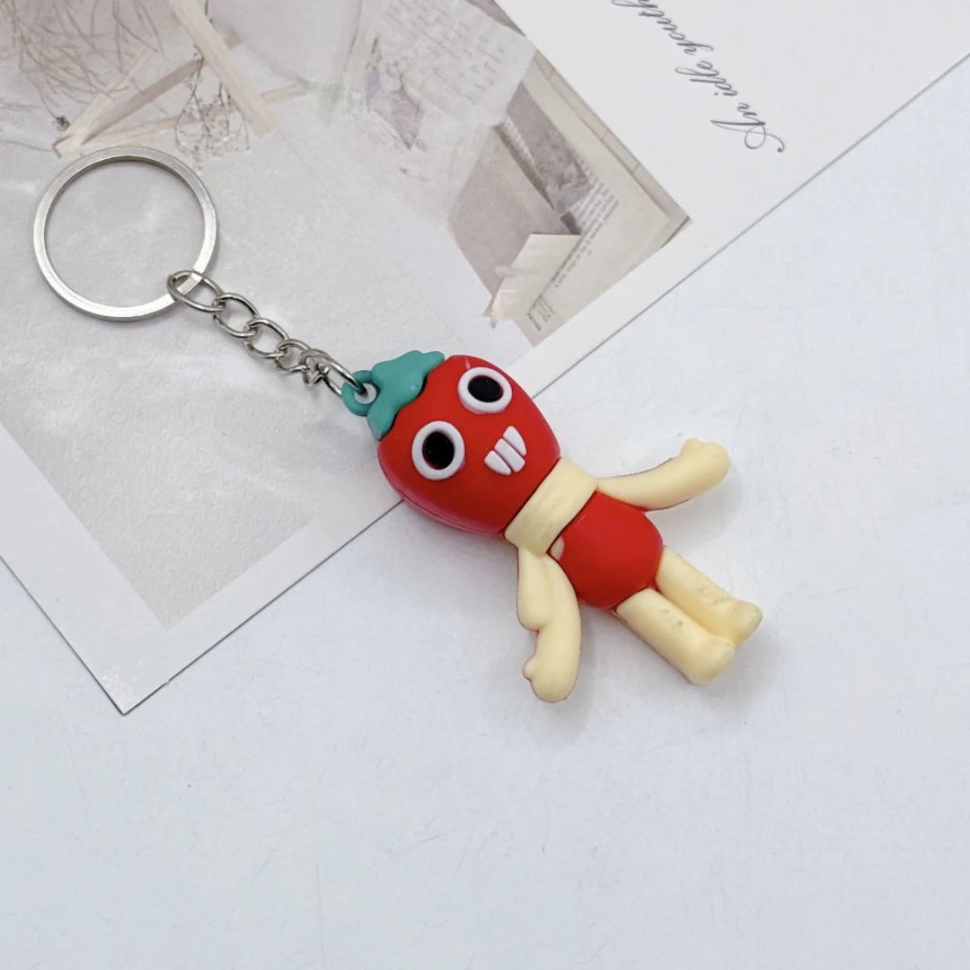 New Classic Game Dandy's World Plush Scraps World keychain by Dandy Backpack pendant Jewelry party gifts