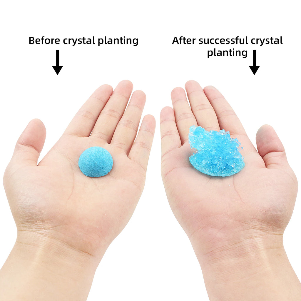 Crystal planting DIY scientific experiment set, fun parent-child communication, chemical experiment, crystallization principle