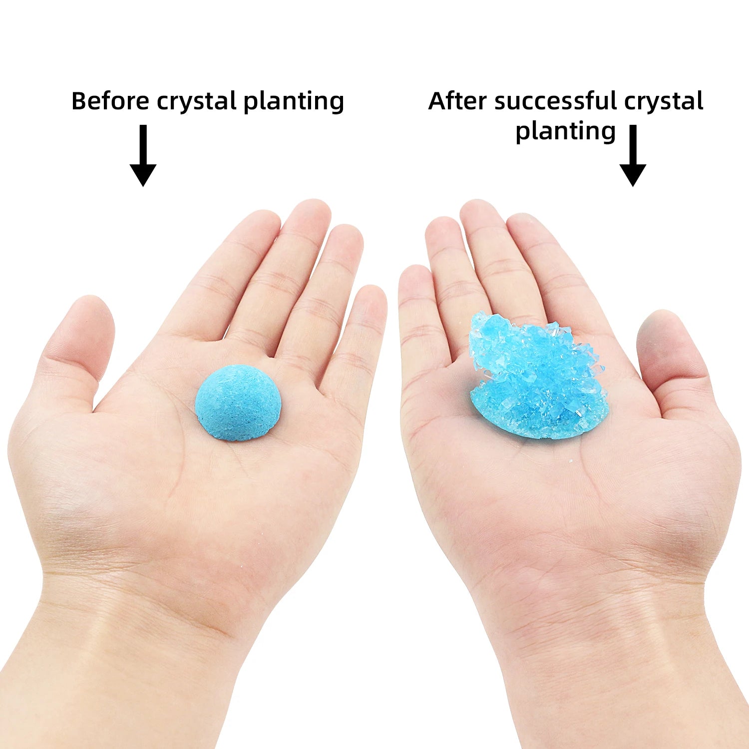 Crystal planting DIY scientific experiment set, fun parent-child communication, chemical experiment, crystallization principle