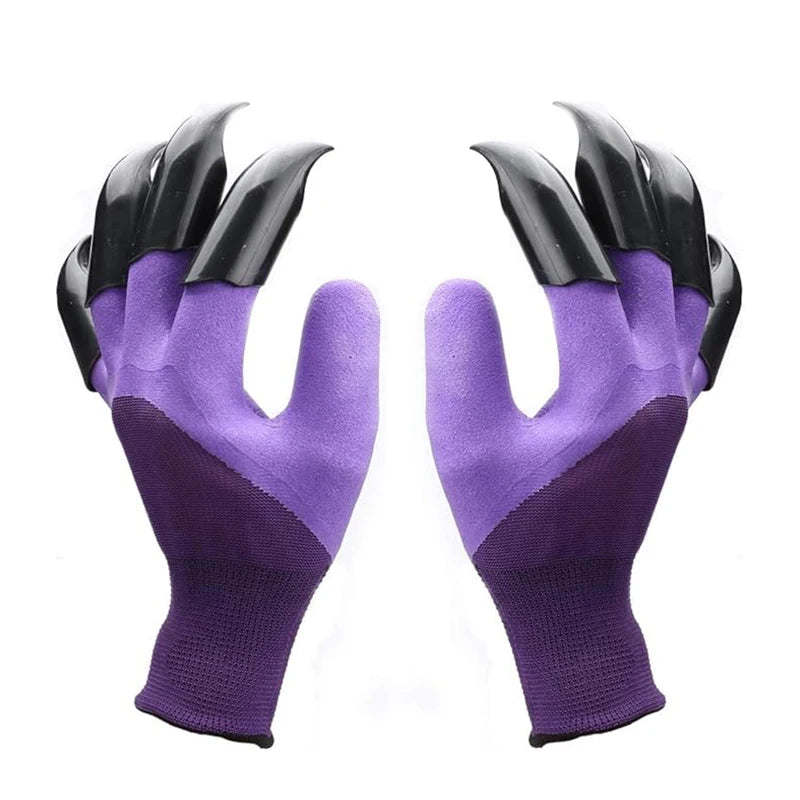 Garden gloves, stab resistant, waterproof, claw resistant, wear-resistant, ground scraping, grass pulling, soil digging, special