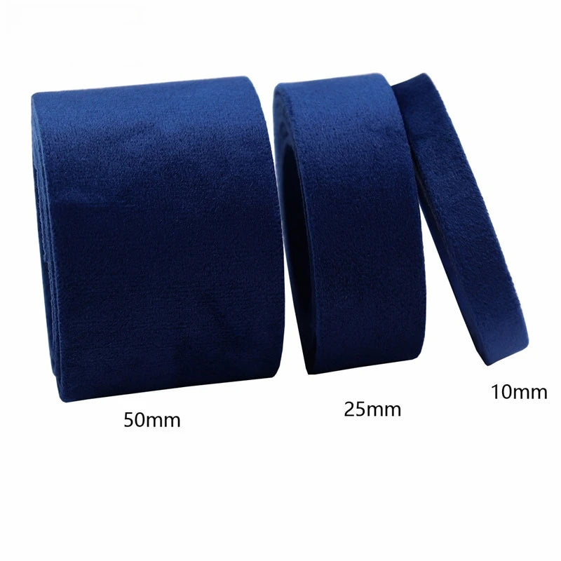 1m Velvet Fabric Ribbon for DIY Hair Bow Pet Rope Accessory Materials Decorative Ribbons for Crafts