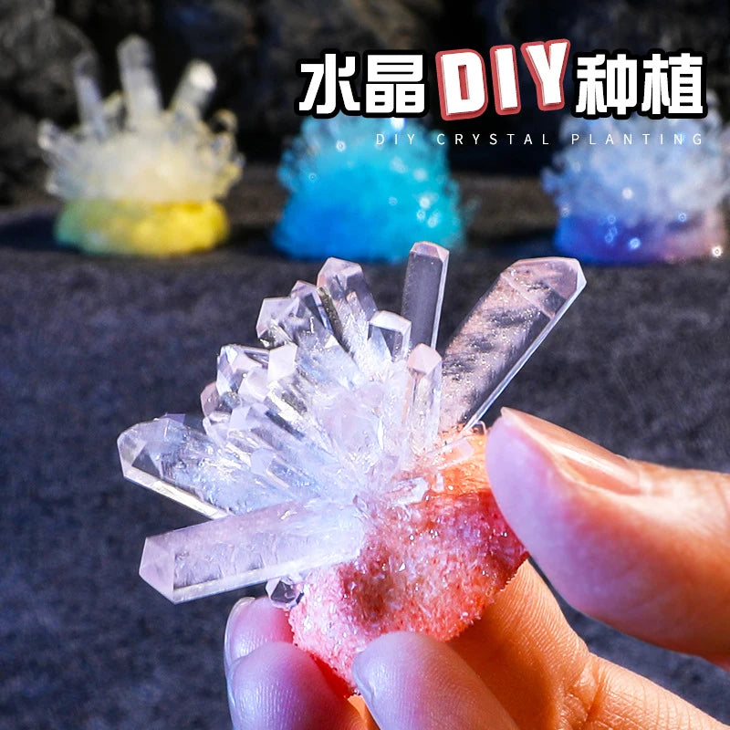 Crystal Planting Diy Scientific Experiment Set Fun, Parent-Child Communication On Chemical Crystallization Principles