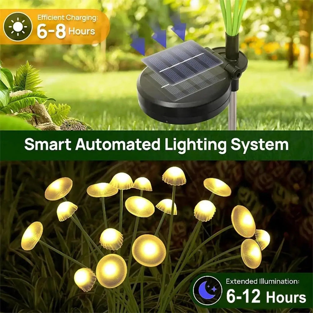 Solar Garden Lights Led Outdoor Light Driveway Round Fence Yard Waterproof Ip65 Waterproof Wall With Panel Decoration Landscape