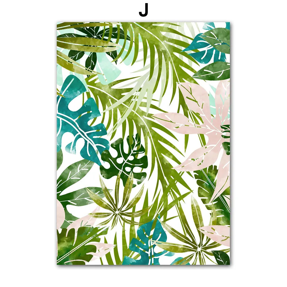 Garden Lemon Fruit Flower Plants Abstract Illustration Poster And Prints Wall Art Canvas Painting Pictures For Living Room Decor