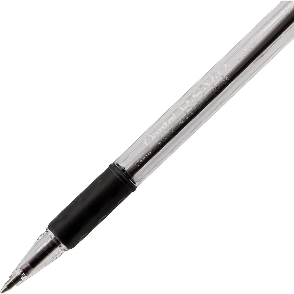 New upgrade RSVP Ballpoint Pen, (0.7mm), Fine Line, Black Ink, Pack of 5 (BK90PF5A) High quality Hot Sale. Fast shipping