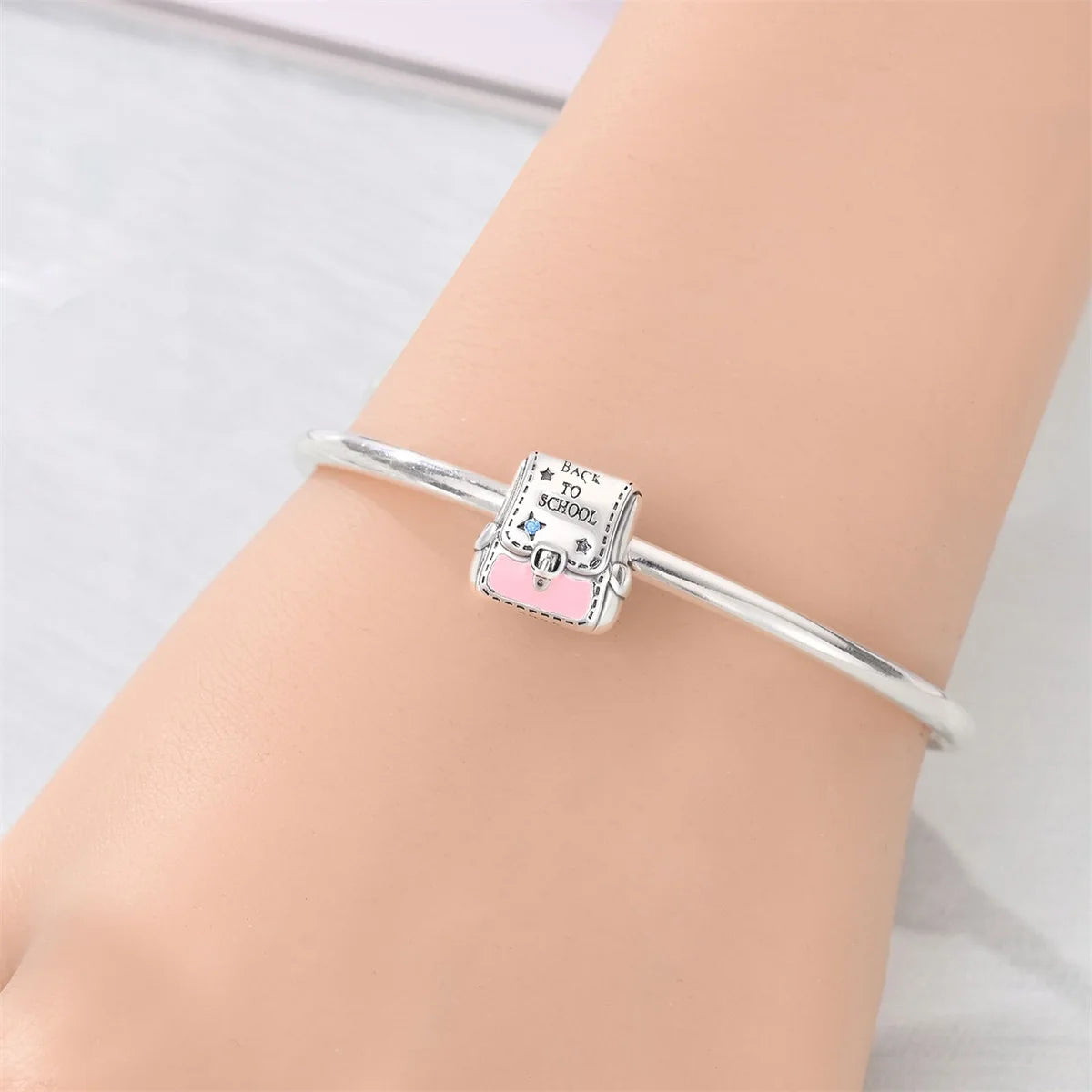Original 925 Sterling Silver Charms Bag Earphone Magic Cube Watch Games Console Bead Pendant Fit Bracelet Necklace Jewelry
