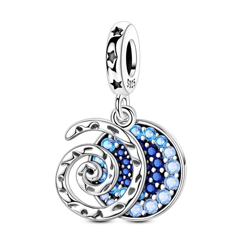 Original Charms Bead 925 Sterling Silver Inlaid Zirconium Bowknot Love Heart Balloon Pendants Fit Bracelet DIY Jewelry Marking