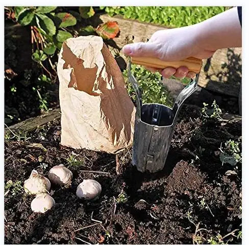 Garden Agriculture Transplant Tool Cylinder Planter Plant Flower Puller Cultivation Tool Garden Bulb Planter with Depth Mark