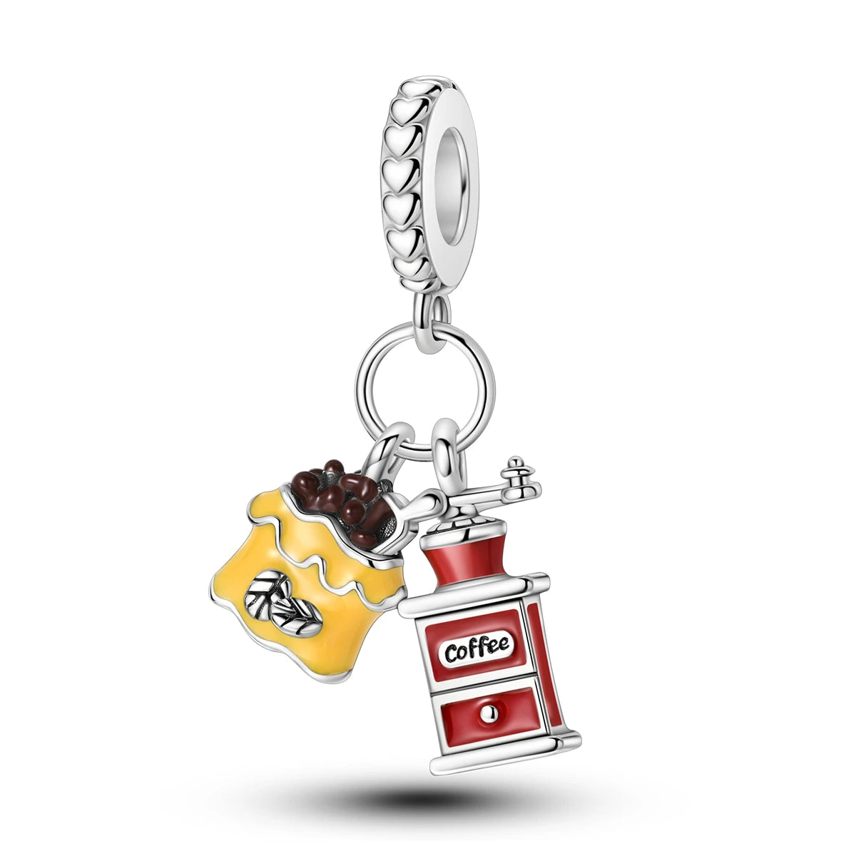 Coffee Cup Charms 925 Silver Beads For Woman Fit Original Bracelet Making Fashion Jewelry