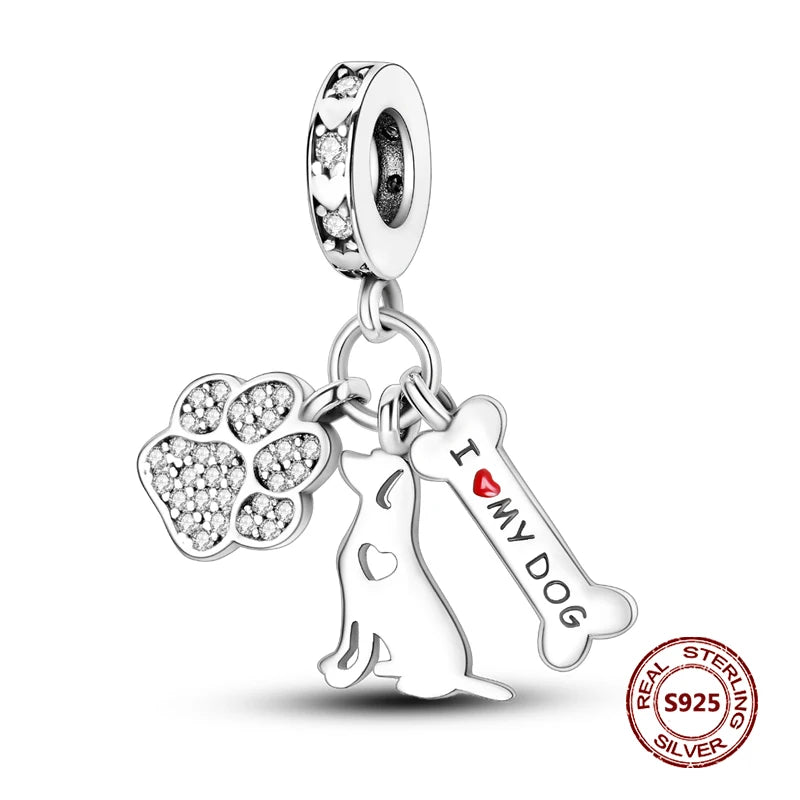 925 Sterling Silver Strawberry Turtle Owl Charm Beads Suitable For Original Bracelet Women DIY Jewelry Making Birthday Gifts