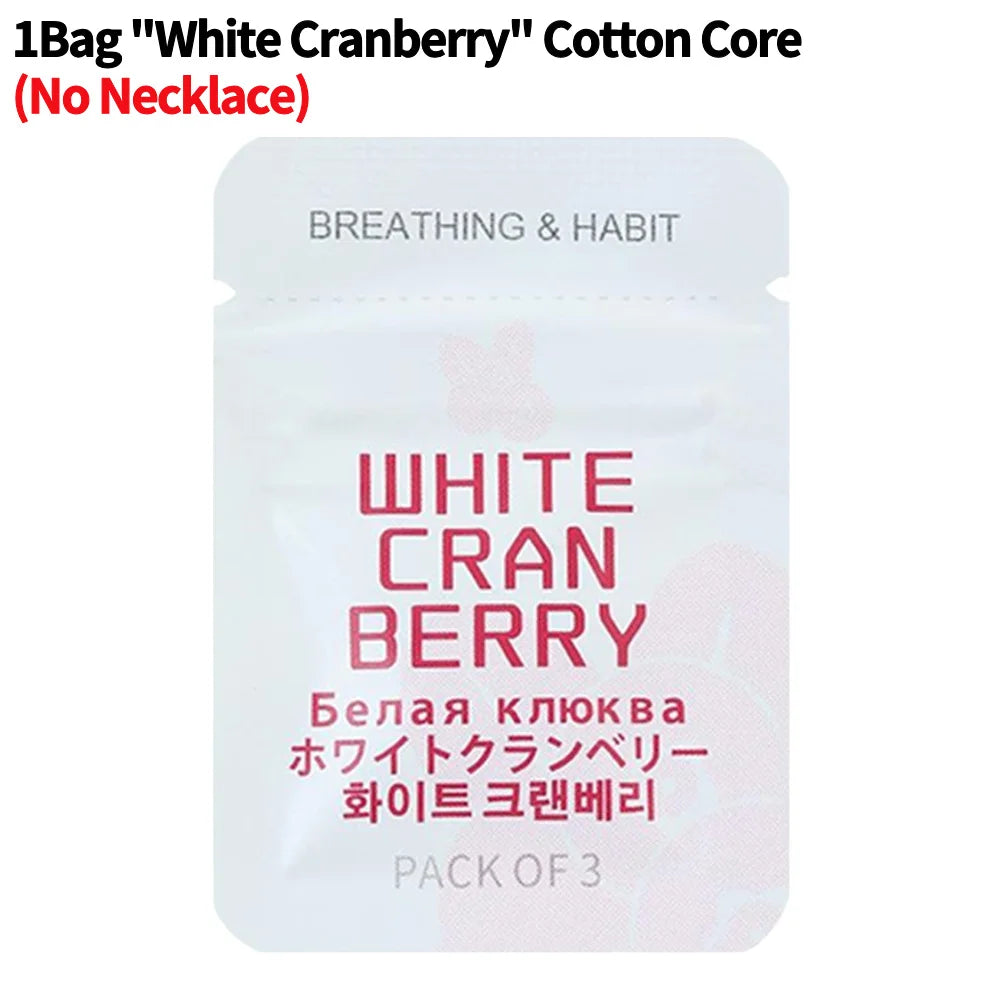 Breathing Necklace with Filter Cotton Quitting Smoking Meditation Pendant Wear Resist Quit Smoking Necklace Stop Smoking Aids