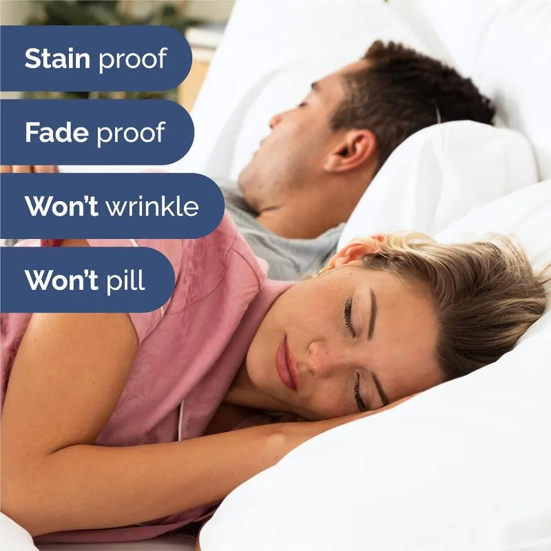 Split King 7 Piece Sheet Set - Comfy Breathable & Cooling - Ultra-Soft Hotel Luxury Bedding Set W/ 8-16 Inch Deep Pockets - 1 Fl