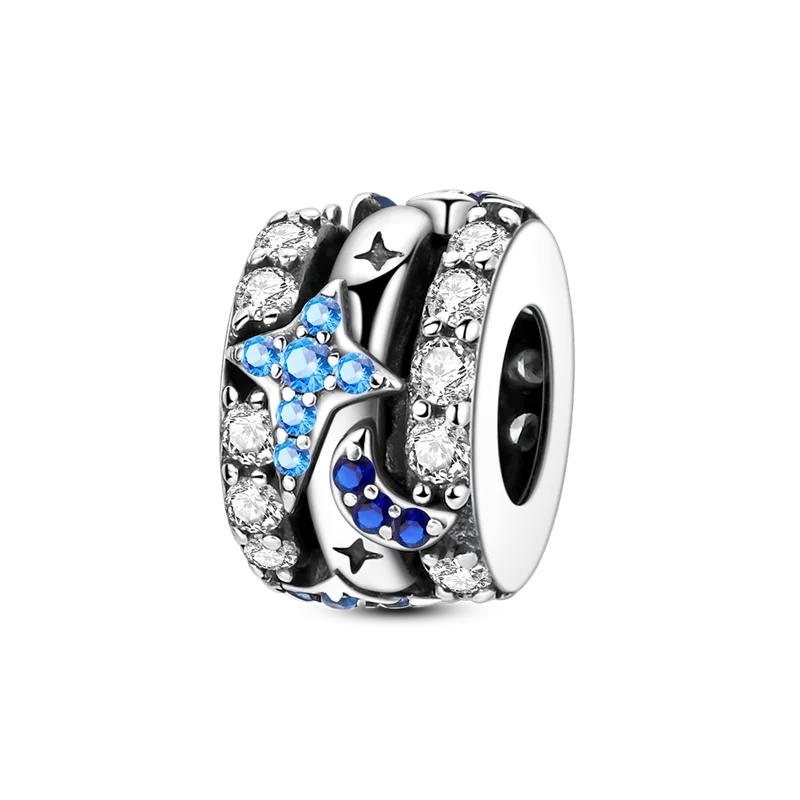 Original Charms Bead 925 Sterling Silver Inlaid Zirconium Bowknot Love Heart Balloon Pendants Fit Bracelet DIY Jewelry Marking