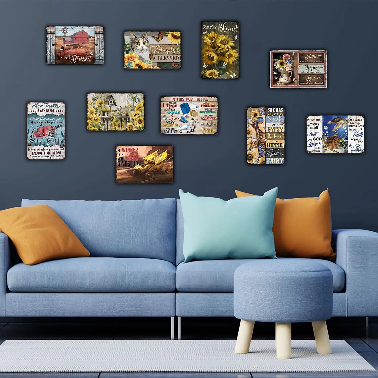 Ayrton Senna Poster Retro Metal tin Sign Halloween Tin Sign,Cave,Bar,Club, Home Wall Art Metal Tin Sign 8x12 inches