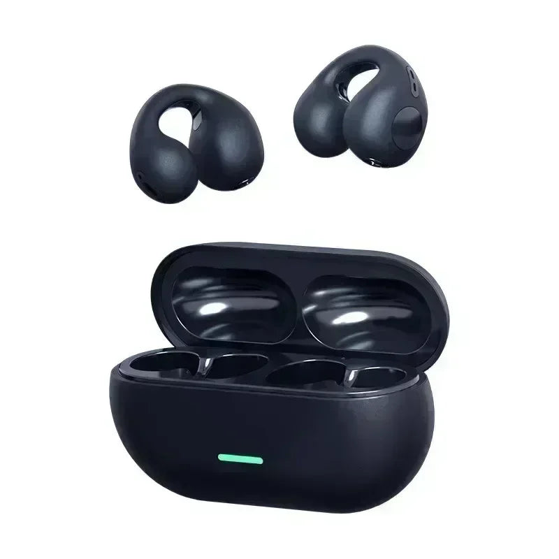 T75 Fone Bluetooth Headset 5.3 Wireless Bone Conduction Headphones  Canceling HD Call Sports Gaming Earphone